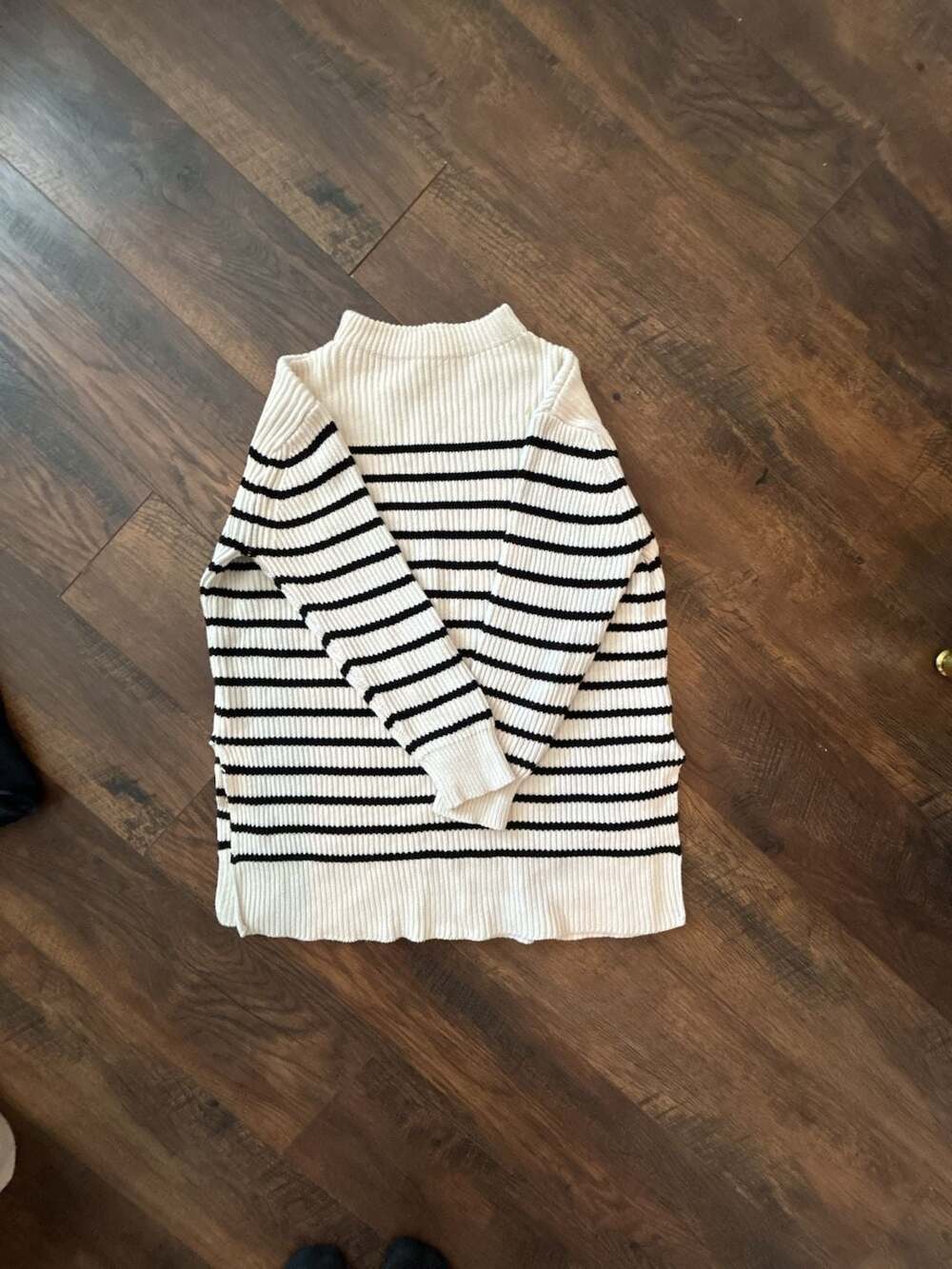 Journal Standard Relume Striped Mock Neck Sweater